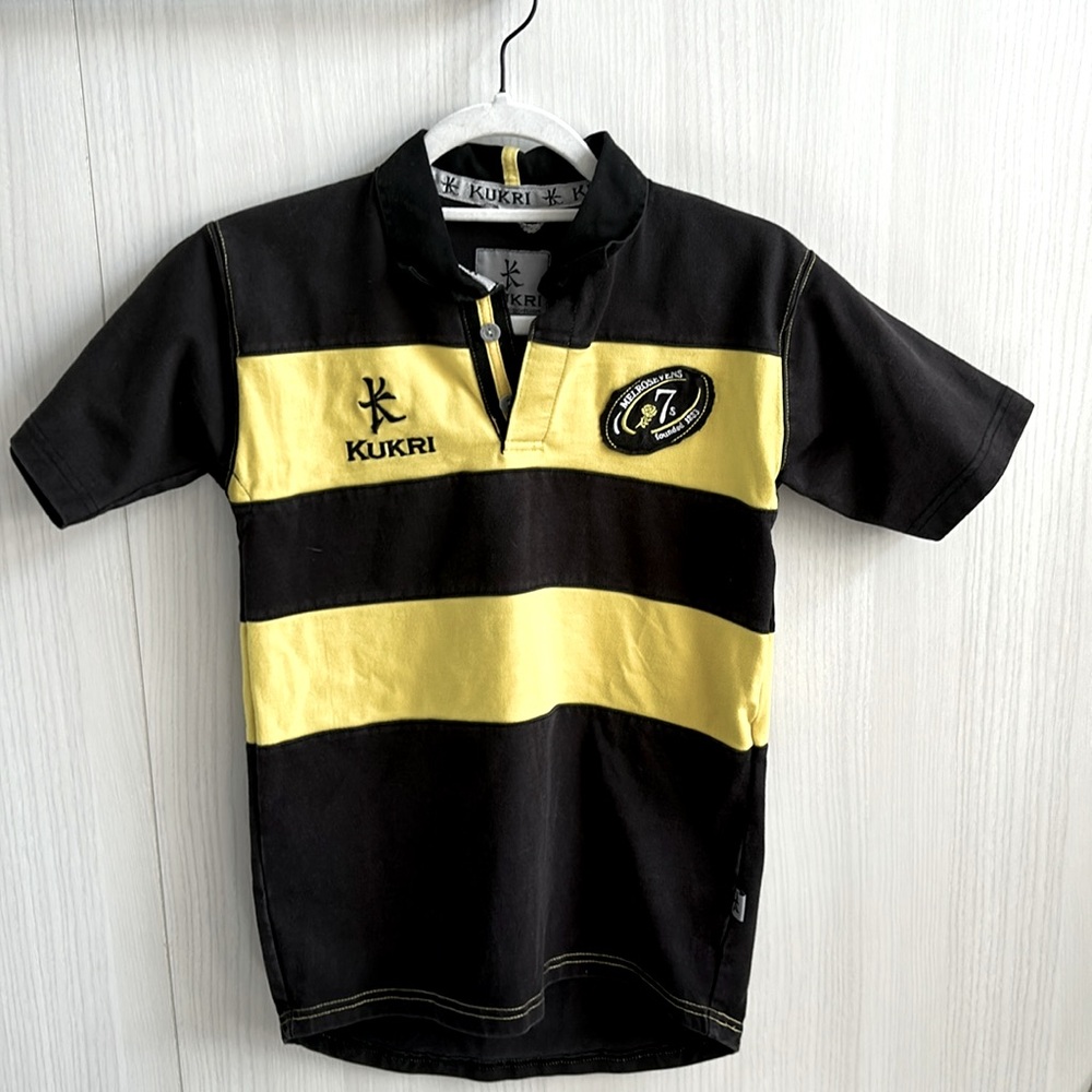 Vintage Kukri Melrose Sevens Youth Rugby Shirt Age 11-12. Heavy knit cotton